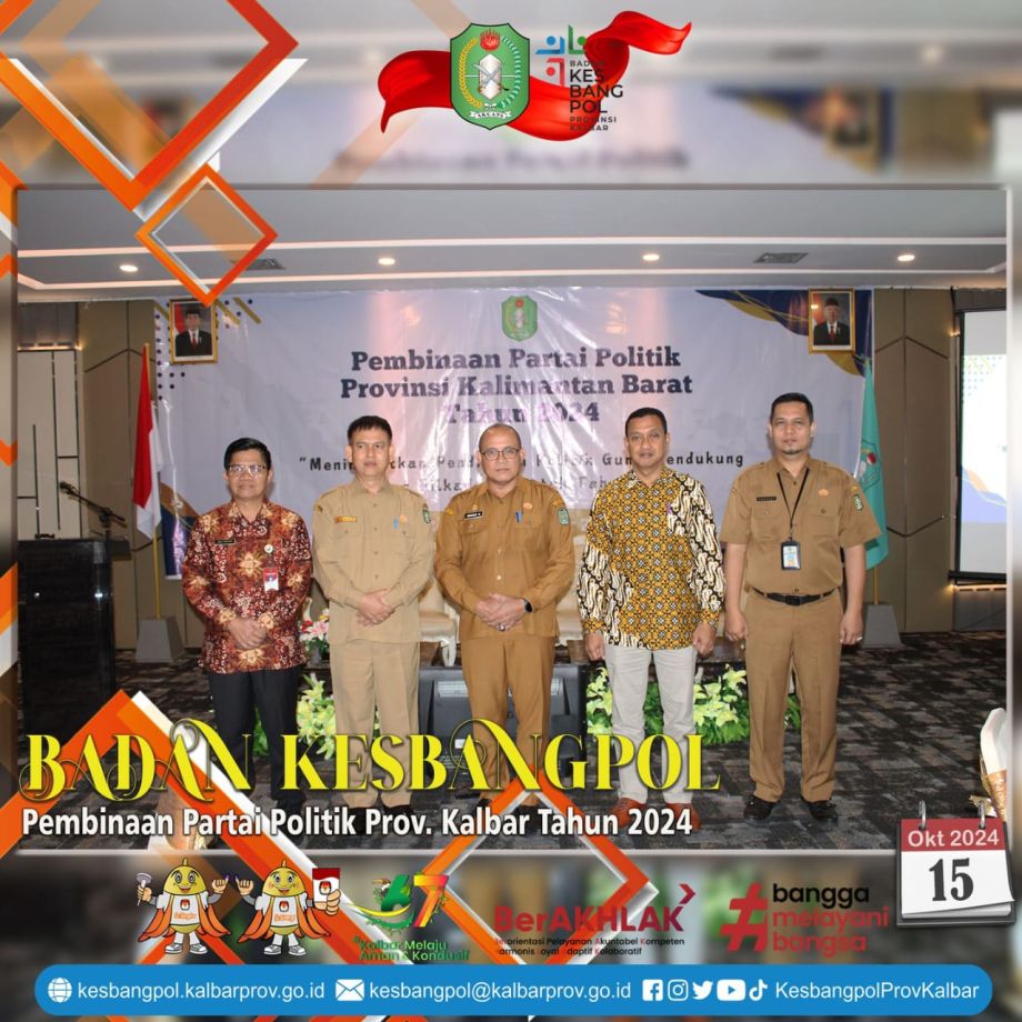 Pembinaan Partai Politik Provinsi Kalimantan Barat Tahun 2024