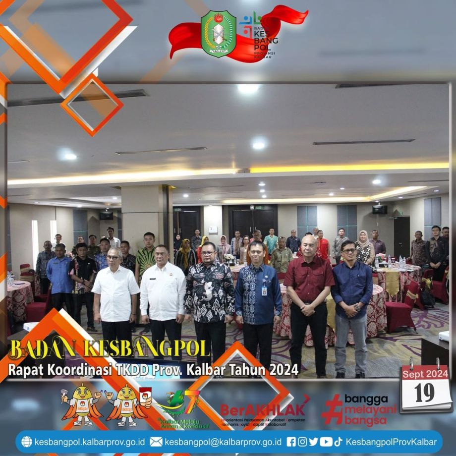 Rapat Koordinasi TKDD Provinsi Kalimantan Barat Tahun 2024