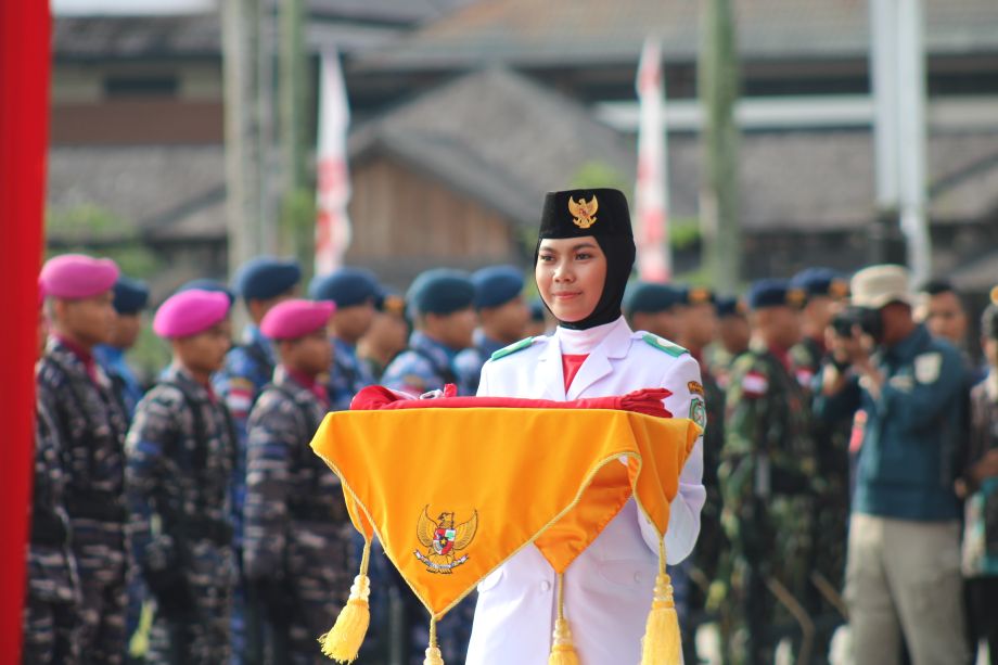 Upacara Bendera Peringatan HUT Kemerdekaan RI ke-79 di Halaman Kantor Gubernur Kalimantan Barat